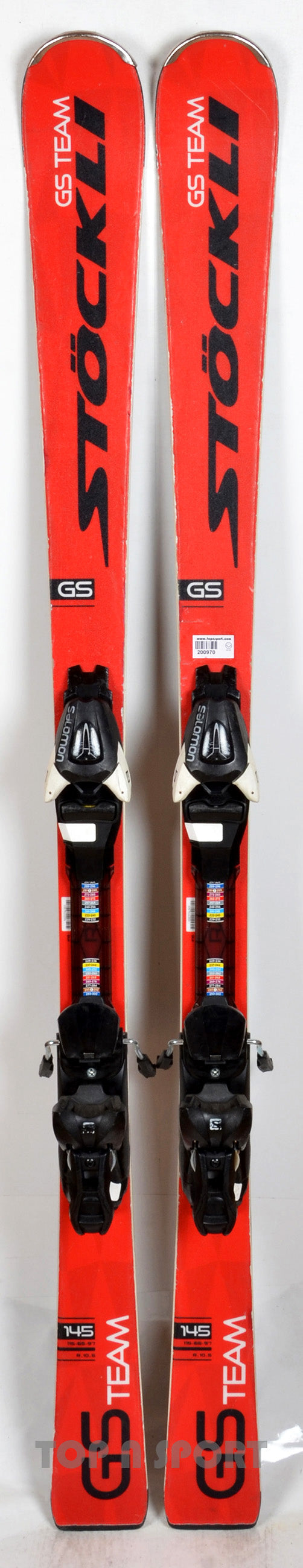 Stöckli GS TEAM red - skis d'occasion Junior