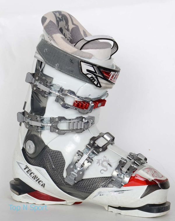 Tecnica DRAGON 100 white - Chaussures de ski d'occasion