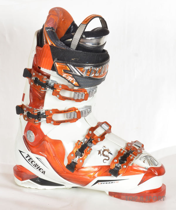 Tecnica DRAGON 110 white - chaussures de ski d'occasion
