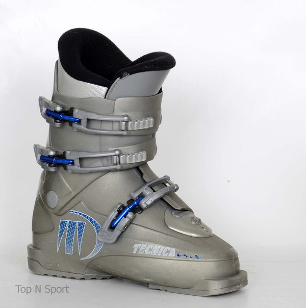 Tecnica RJ3 Silver - Chaussures de ski d'occasion Junior