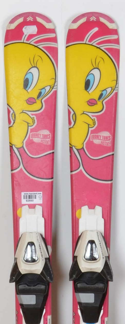 Tecno Pro Looney tunes active pink - skis d'occasion Junior