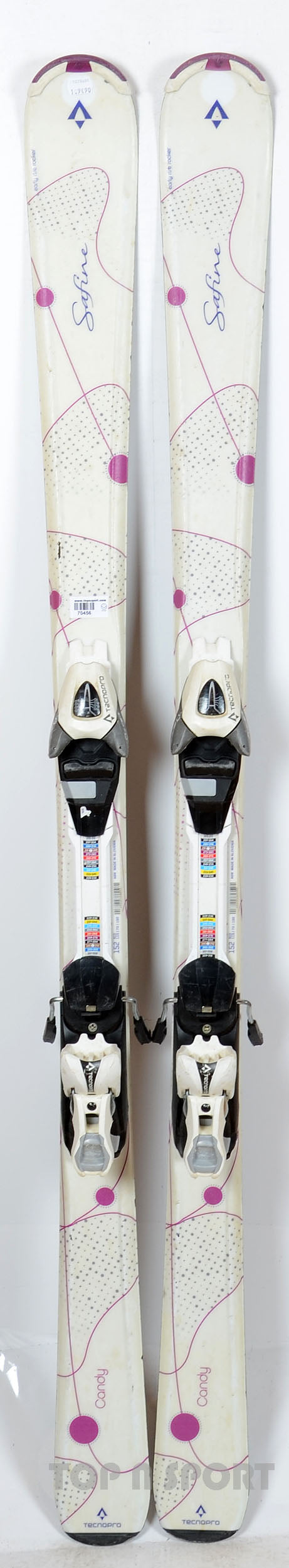 Tecno Pro Safine Candy white - skis d'occasion Femme