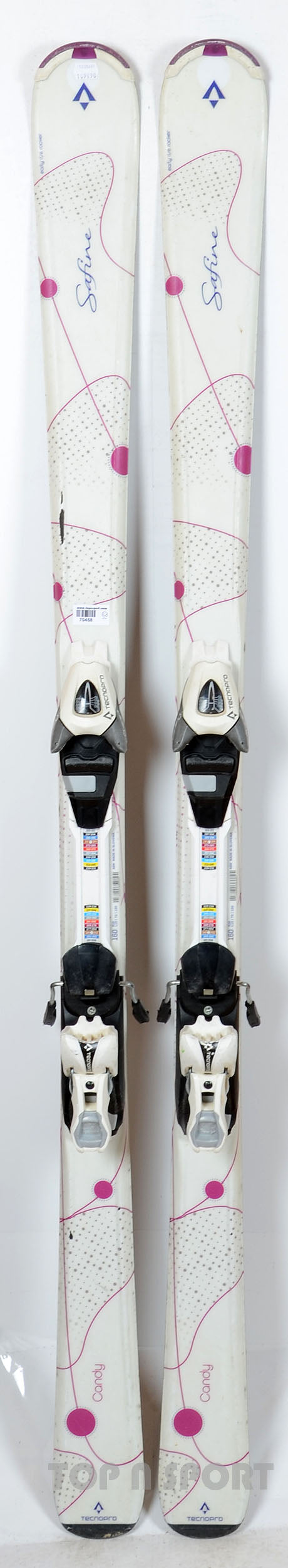 Tecno Pro Safine Candy white - skis d'occasion Femme
