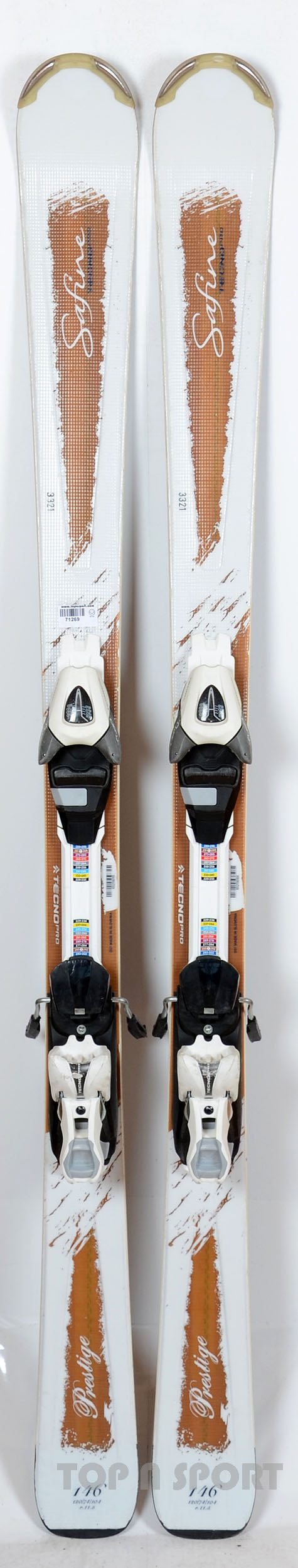 Tecno Pro Safine Prestige white - skis d'occasion Femme