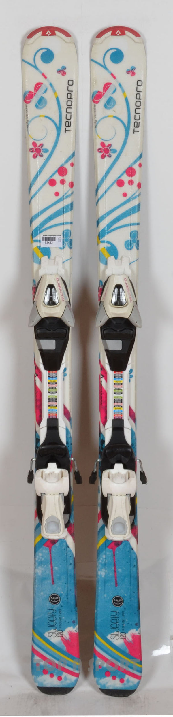 Tecno Pro SWEETY Girl white/pink - skis d'occasion Junior