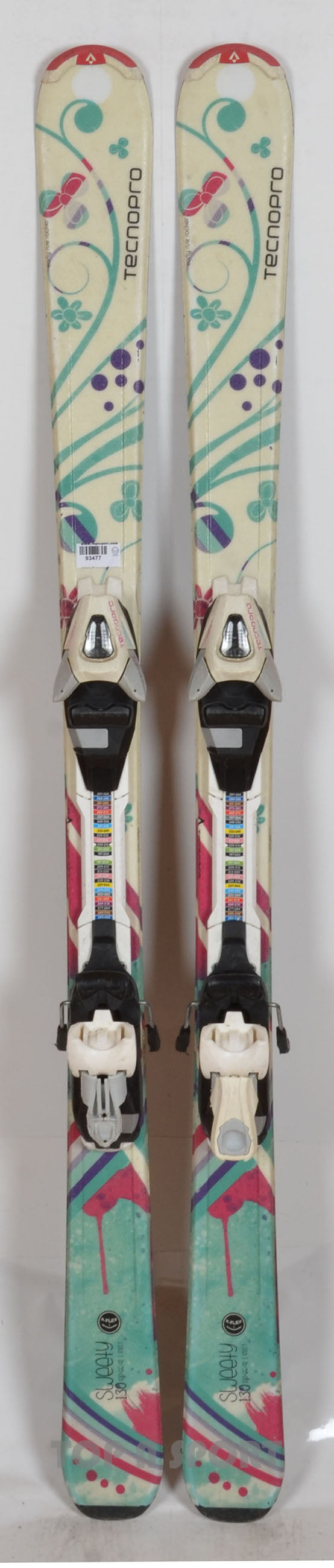 Tecno Pro SWEETY Girl white - skis d'occasion Junior