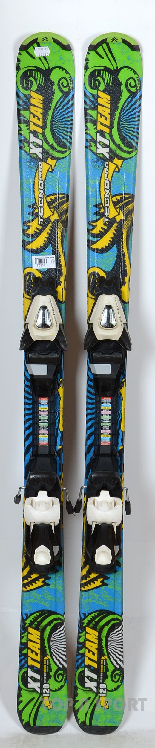 TECNOPRO XT Team Ki-Ski Set + CW 45 GW/LW 7, Black/Red Light, 140 : . de TECNOPRO XT Team Ki-Ski Set + CW 45 GW/LW 7, Black/Red Light, 140 : . de