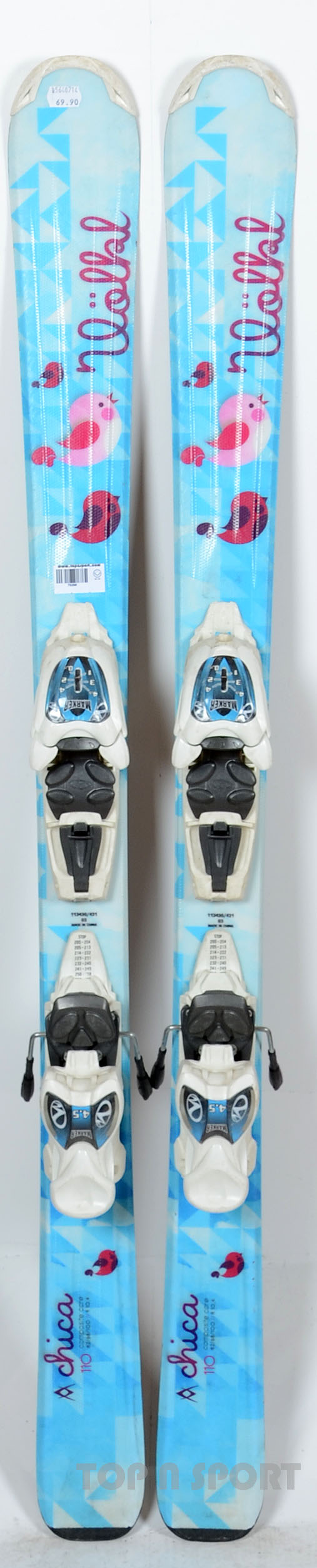 Völkl CHICA Blue - skis d'occasion Junior