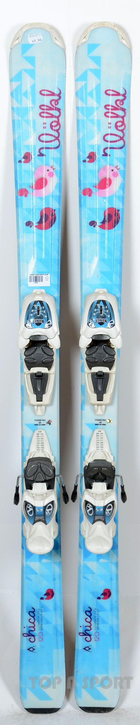 Völkl CHICA Blue - skis d'occasion Junior