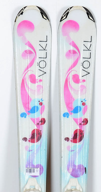 Völkl CHICA white - skis d'occasion Junior