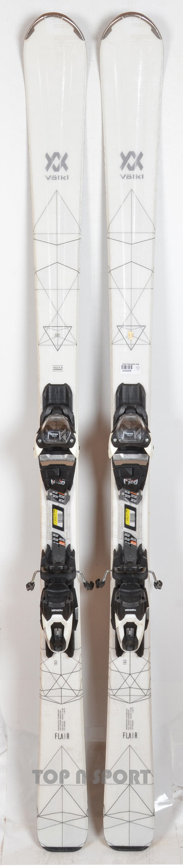 Völkl FLAIR 7.4 white - skis d'occasion Femme