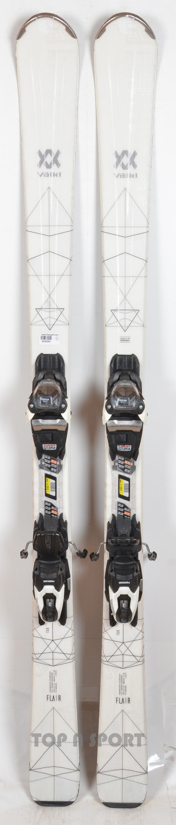 Völkl FLAIR 7.4 white - skis d'occasion Femme