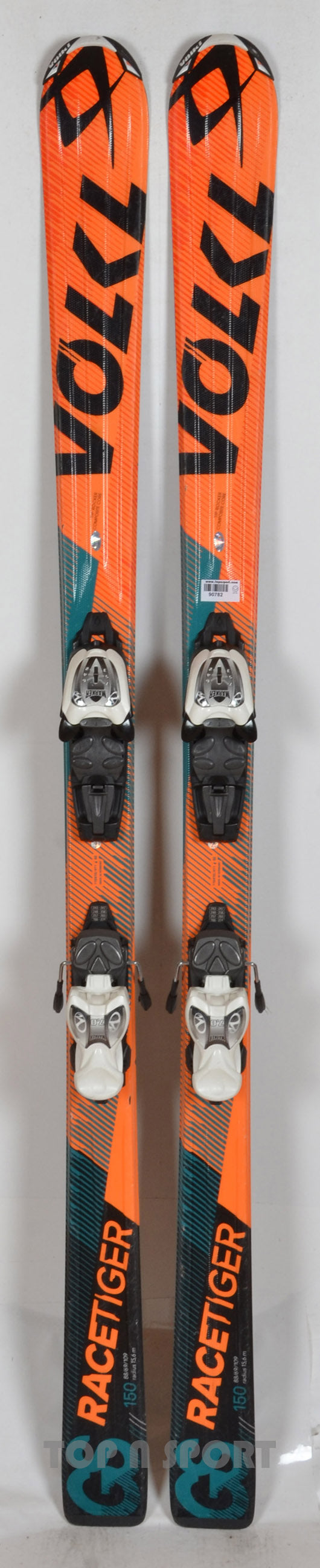 Völkl RACETIGER MOTION GS Jr black/orange - skis d'occasion Junior
