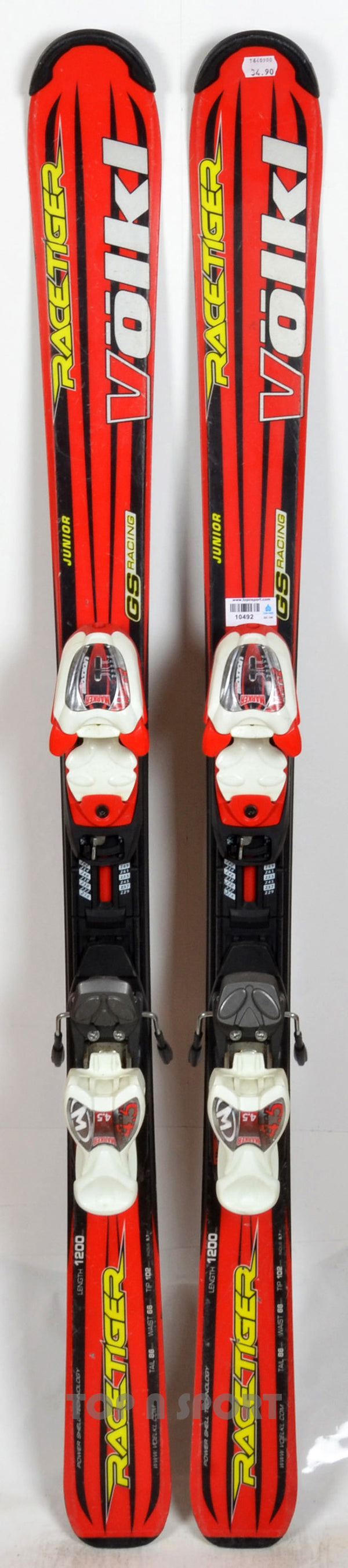 Völkl RACETIGER red GS JR - skis d'occasion Junior