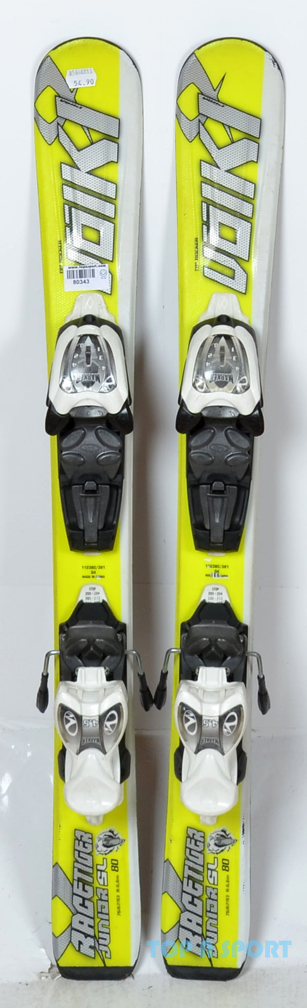 Völkl RACETIGER SL MOTION JR Yellow - skis d'occasion Junior