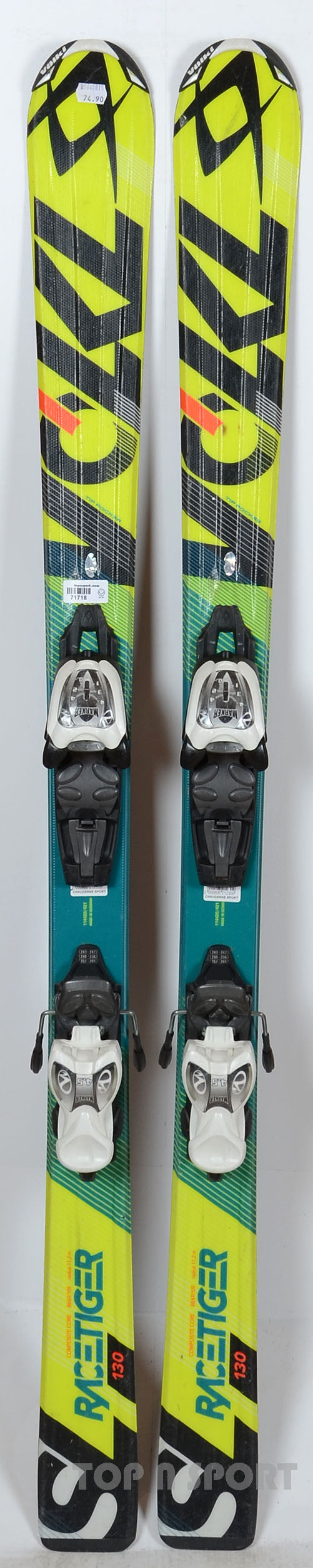 Völkl RACETIGER SL MOTION JUNIOR - skis d'occasion Junior