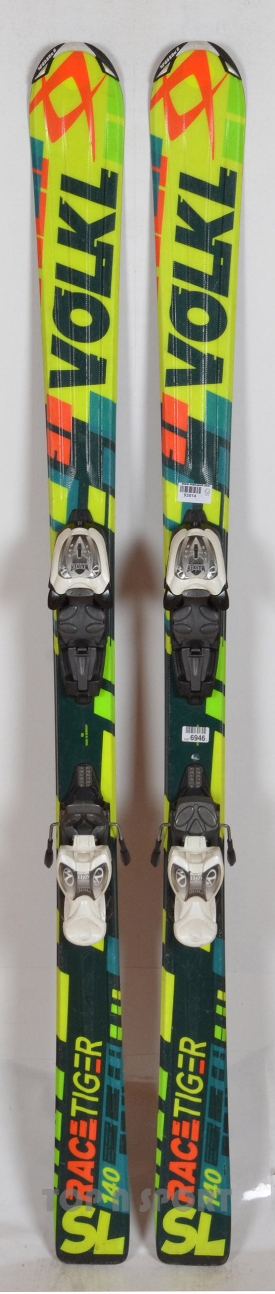 Völkl RACETIGER SL MOTION yellow - skis d'occasion Junior