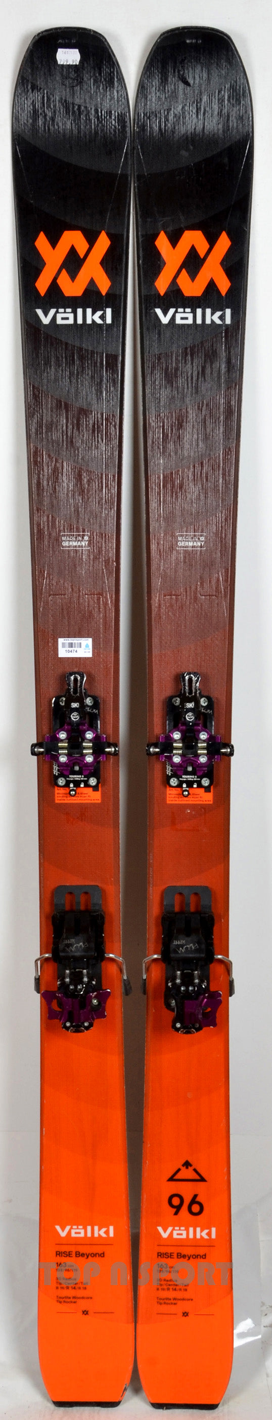 Völkl RISE BEYOND 96 + Fixations Plum Summit 7 + peaux - skis d'occasion