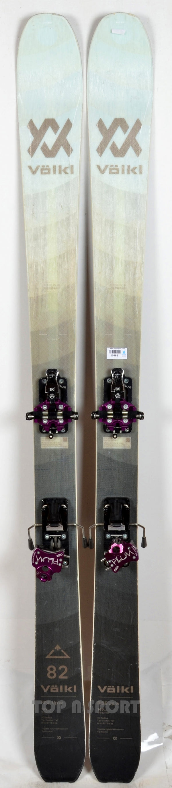 Völkl RISE UP 82 W + Fixations Plum Guide 7 + peaux - skis d'occasion Femme