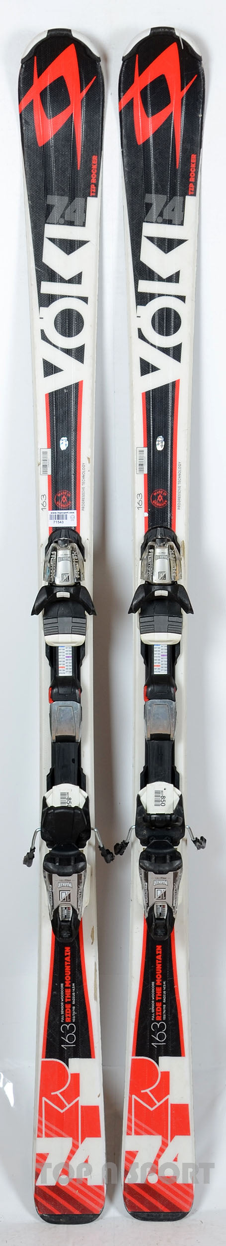 Völkl RTM 7,4 blk / red - skis d'occasion