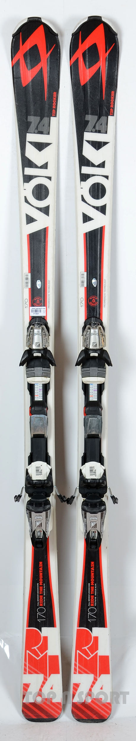 Völkl RTM 7,4 blk / red - skis d'occasion