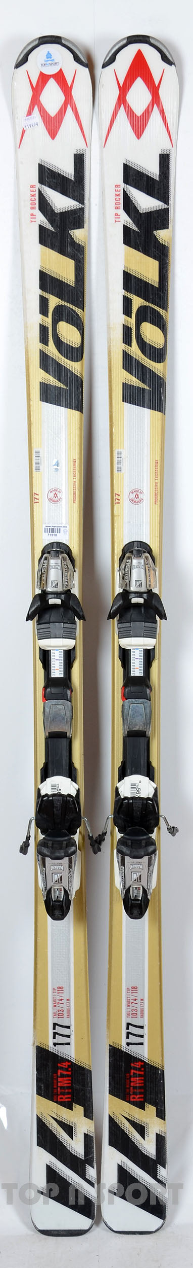 Völkl RTM 7,4 - skis d'occasion