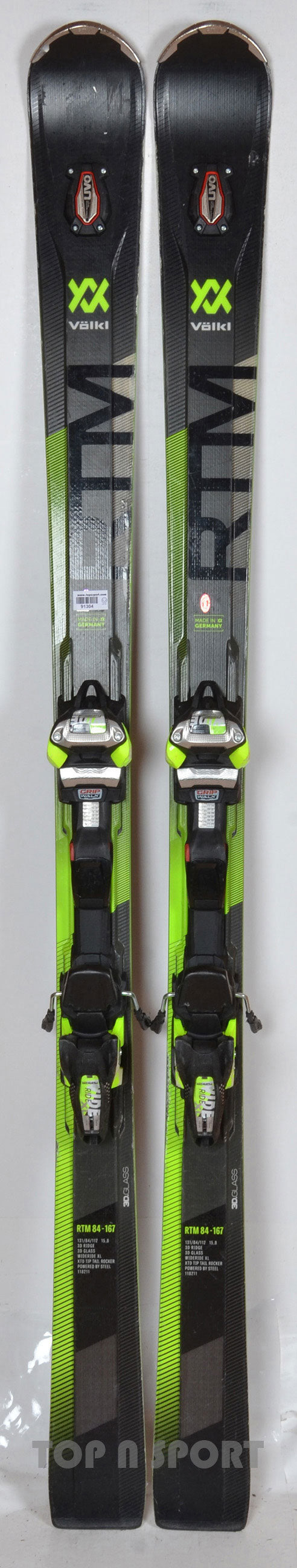 Völkl RTM 84 black - skis d'occasion