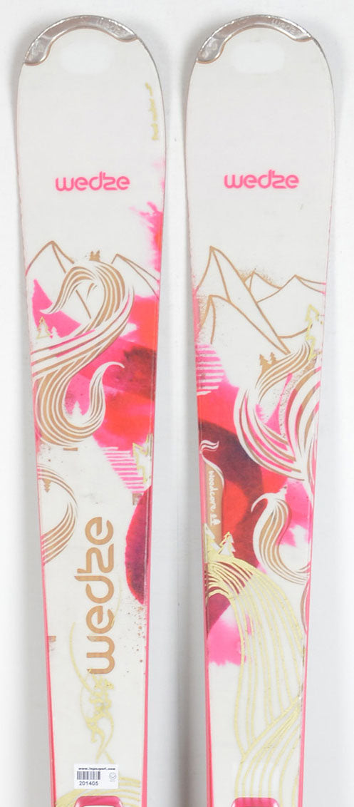 Wedze ADIX 7 white - skis d'occasion Femme