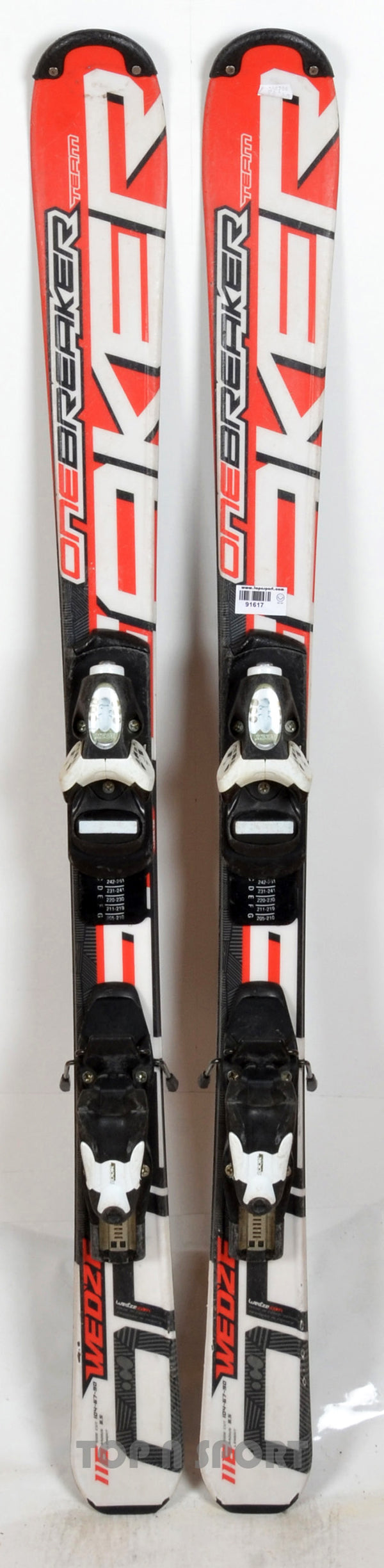 Wedze ONEBREAKER TEAM - skis d'occasion Junior