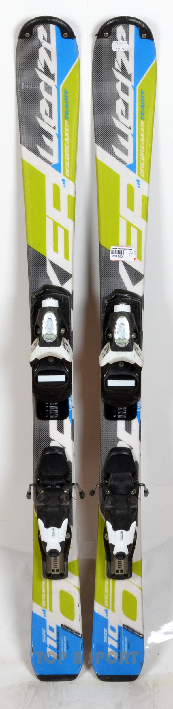 Wedze ONEBREAKER TEAMY - skis d'occasion Junior
