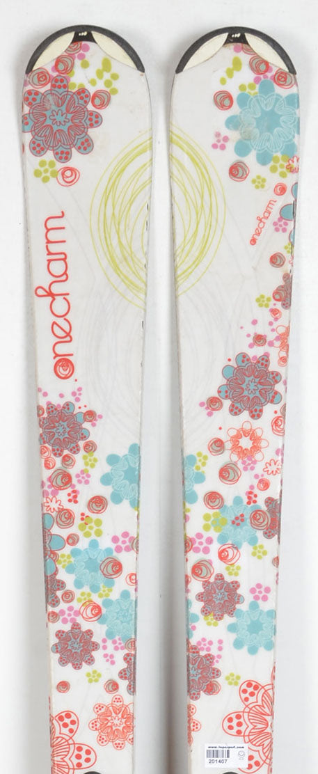 Wedze ONECHARM white - skis d'occasion Femme