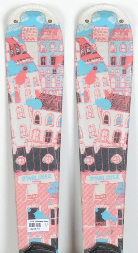 Wedze STARLINER MINY pink - skis d'occasion Junior