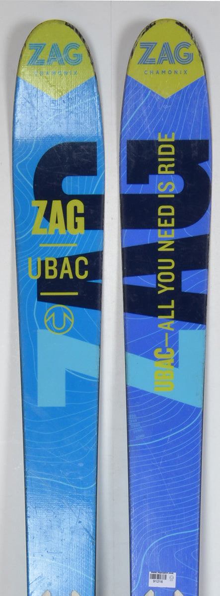 ZAG UBAC + FIX DIAMIR - skis d'occasion